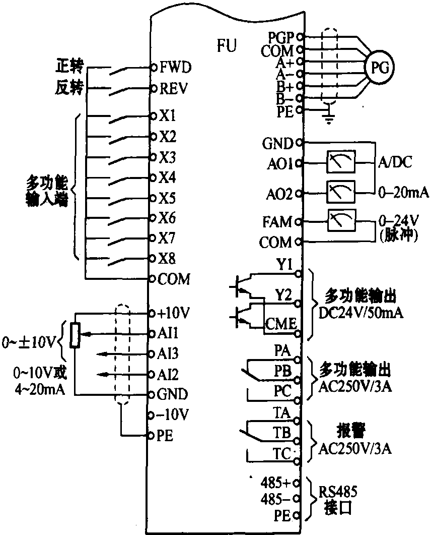 一、基本接線